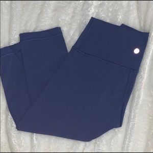 Lululemon Wunder Under High Rise Cropped Leggings
